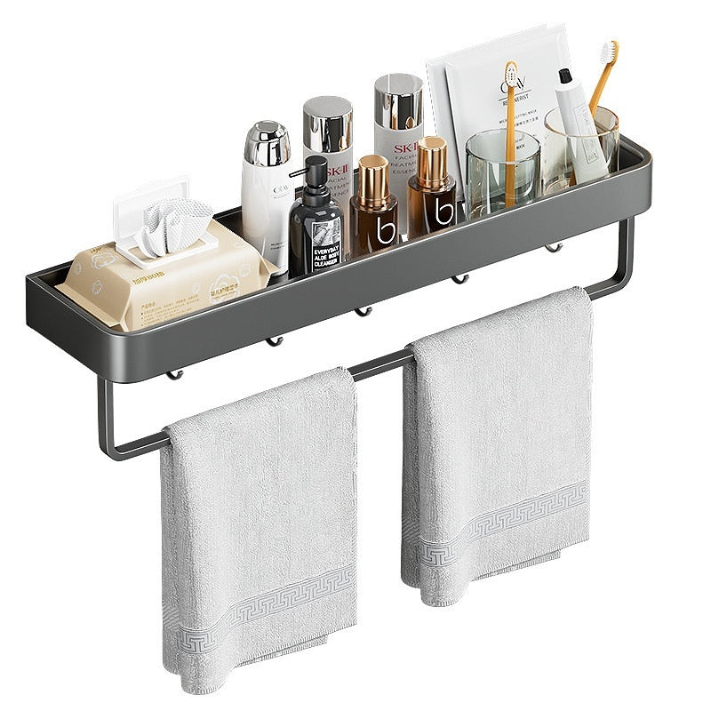 Bathroom Storage Rack (Wall-mounted, No Holes )